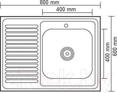 Изображение товара Мойка кухонная Ledeme L68060-6R