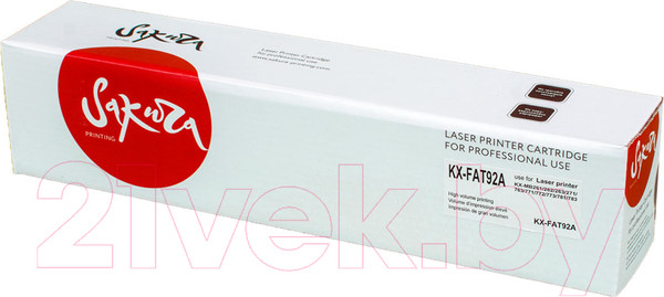 Изображение товара Картридж Sakura Printing KXFAT92A/SAKXFAT92A
