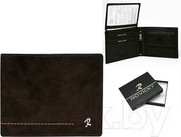 Изображение товара Портмоне Cedar Rovicki N7-CMC (коричневый)