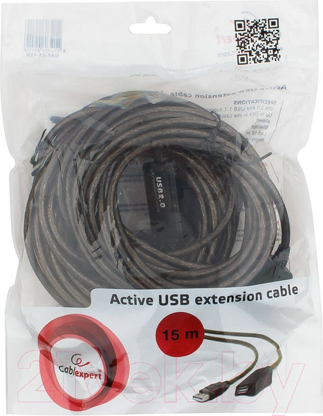 Изображение товара Удлинитель кабеля Cablexpert UAE-01-15M