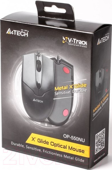 Изображение товара Мышь A4Tech OP-550NU (черный)