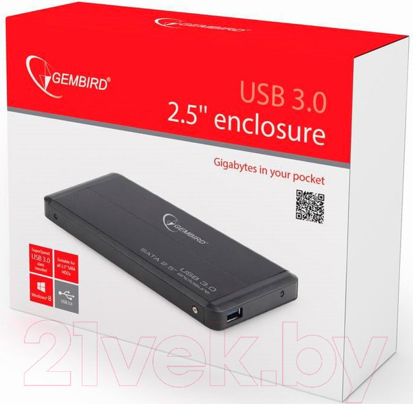 Изображение товара Бокс для жесткого диска Gembird EE2-U3S-2