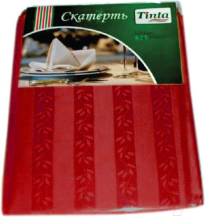Изображение товара Скатерть Tinta Уильям ТС-1422 140x220 (бордовый)