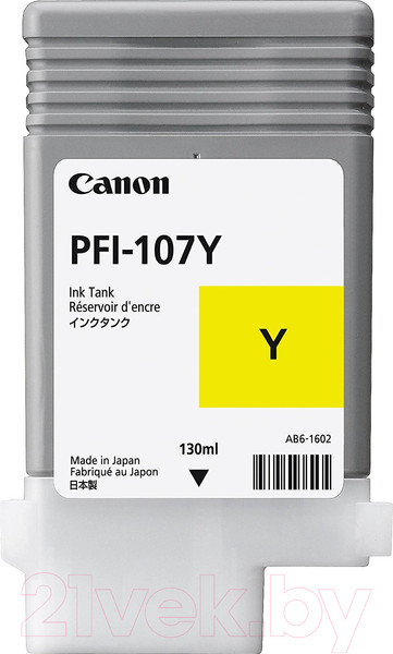 Изображение товара Картридж Canon PFI-107Y (6708B001AA)