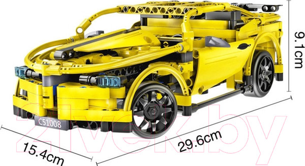 Изображение товара Радиоуправляемая игрушка CaDa Конструктор. Гоночная машина / C51008W