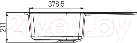 Изображение товара Мойка кухонная Акватон Аманда (1A712832AD260)