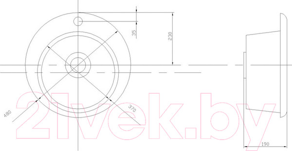 Изображение товара Мойка кухонная Акватон Иверия (1A711032IV210)