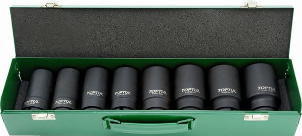 Изображение товара Набор головок слесарных Toptul GDAD0802 (8 предметов)