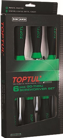 Изображение товара Набор отверток Toptul GAAE0605 (6 предметов)