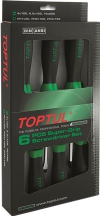Изображение товара Набор отверток Toptul GAAE0613 (6 предметов)