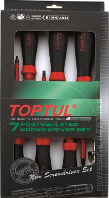 Изображение товара Набор отверток Toptul GAAE0704 (7 предметов)