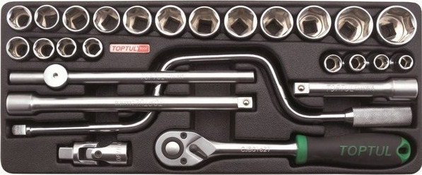 Изображение товара Универсальный набор инструментов Toptul GCAT2604 (26 предметов)