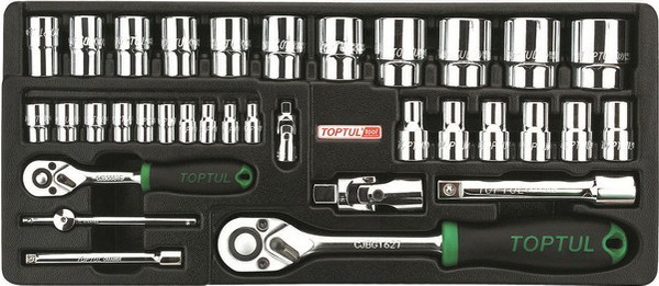 Изображение товара Универсальный набор инструментов Toptul GCAT3402 (34 предмета)