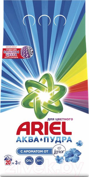 Изображение товара Стиральный порошок Ariel Ленор Эффект (Автомат, 3кг)