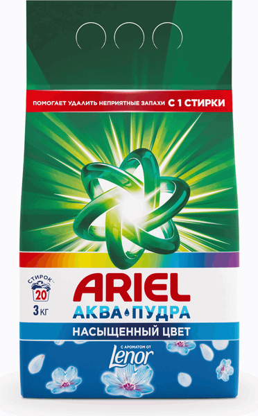 Изображение товара Стиральный порошок Ariel Ленор Эффект (Автомат, 3кг)