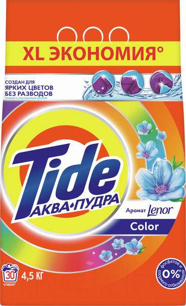 Изображение товара Стиральный порошок Tide Color Lenor Scent (Автомат, 4.5кг)