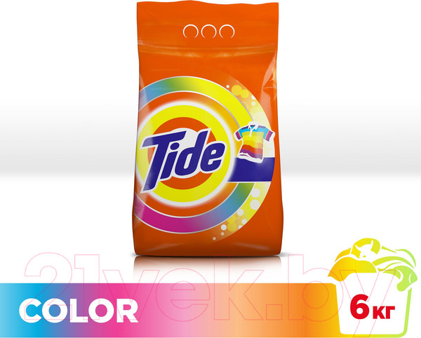 Изображение товара Стиральный порошок Tide Color (Автомат, 6кг)