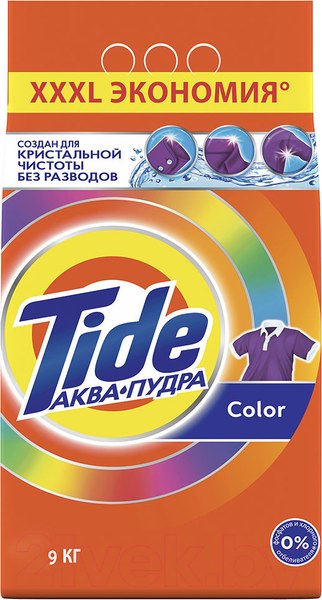Изображение товара Стиральный порошок Tide Color (Автомат, 9кг)