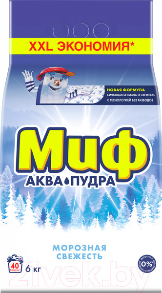 Изображение товара Стиральный порошок Миф Морозная свежесть (Автомат, 6кг)