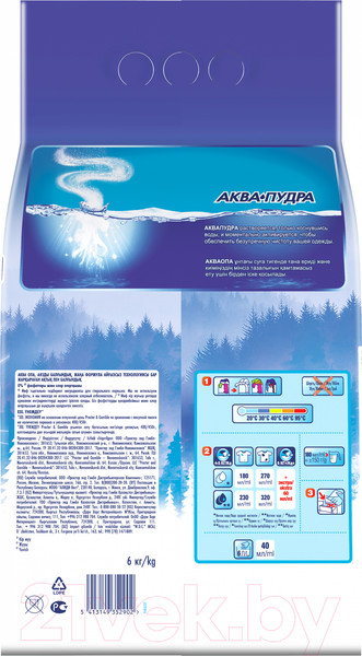 Изображение товара Стиральный порошок Миф Морозная свежесть (Автомат, 6кг)