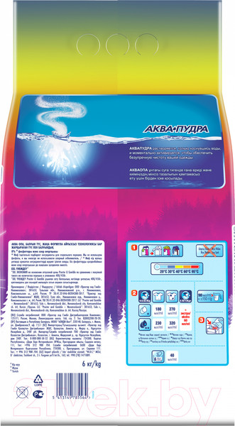 Изображение товара Стиральный порошок Миф Cвежий Цвет (Автомат, 6кг)