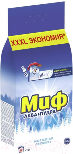 Изображение товара Стиральный порошок Миф Морозная свежесть (Автомат, 9кг)