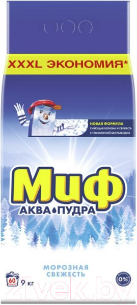 Изображение товара Стиральный порошок Миф Морозная свежесть (Автомат, 9кг)