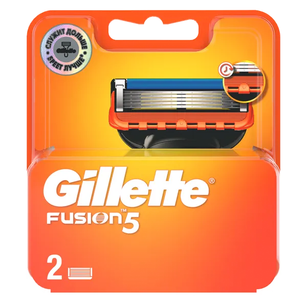Изображение товара Набор сменных кассет Gillette Fusion (2шт)