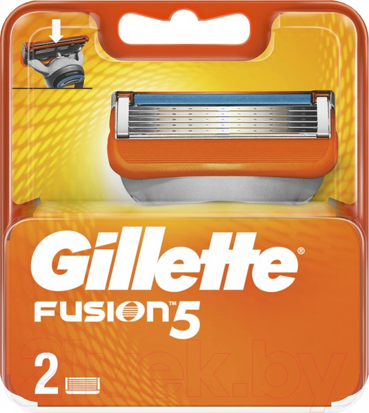 Изображение товара Набор сменных кассет Gillette Fusion (2шт)