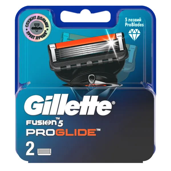 Изображение товара Набор сменных кассет Gillette Fusion ProGlide (2шт)