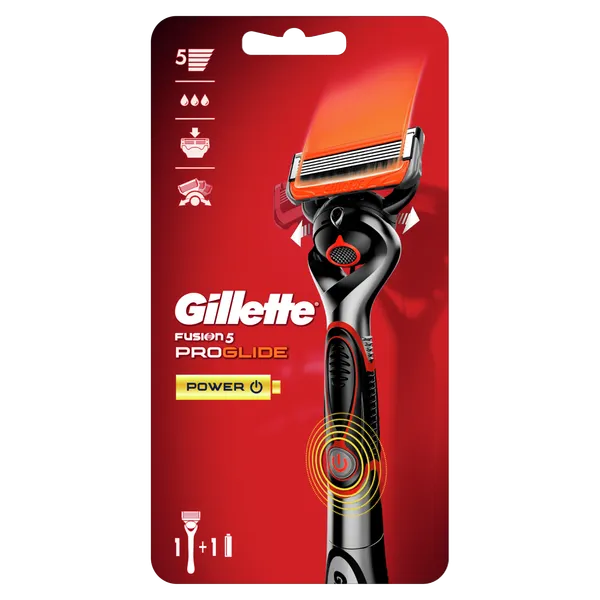 Изображение товара Бритвенный станок Gillette Fusion Power ProGlide Red (+ 1 кассета)