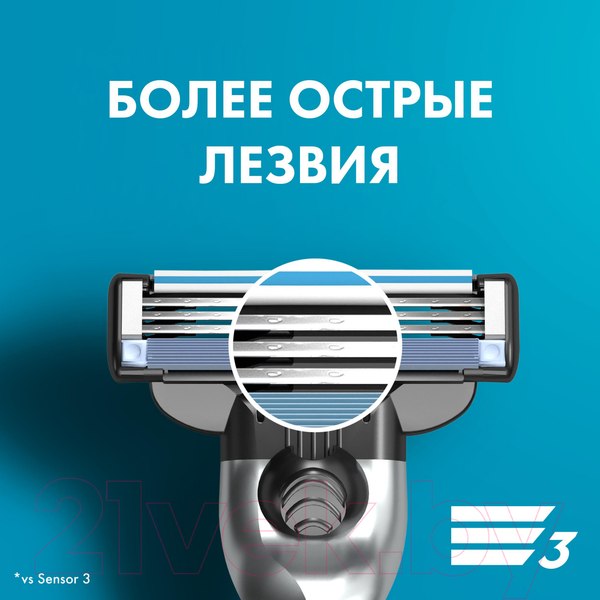 Изображение товара Набор сменных кассет Gillette Mach3 (2шт)
