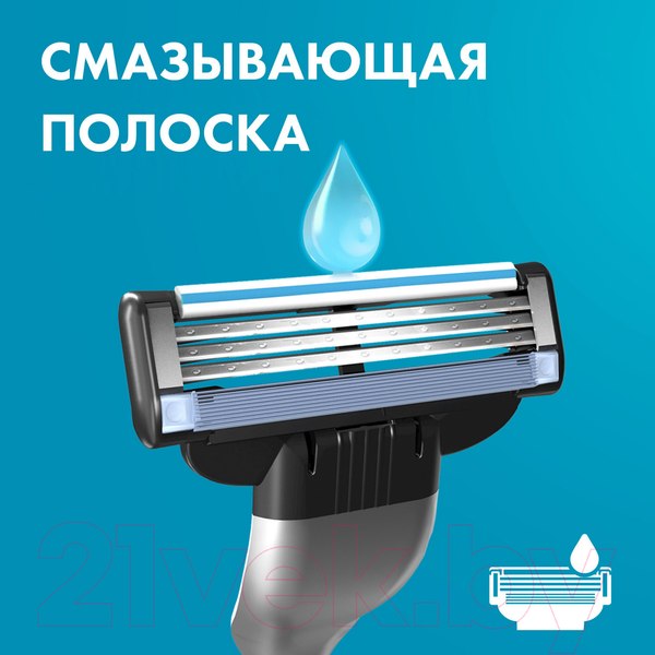 Изображение товара Набор сменных кассет Gillette Mach3 (2шт)