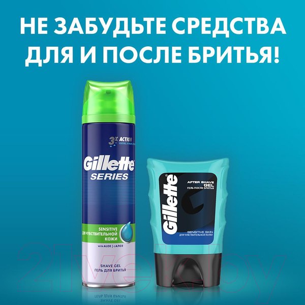 Изображение товара Набор сменных кассет Gillette Mach3 (2шт)