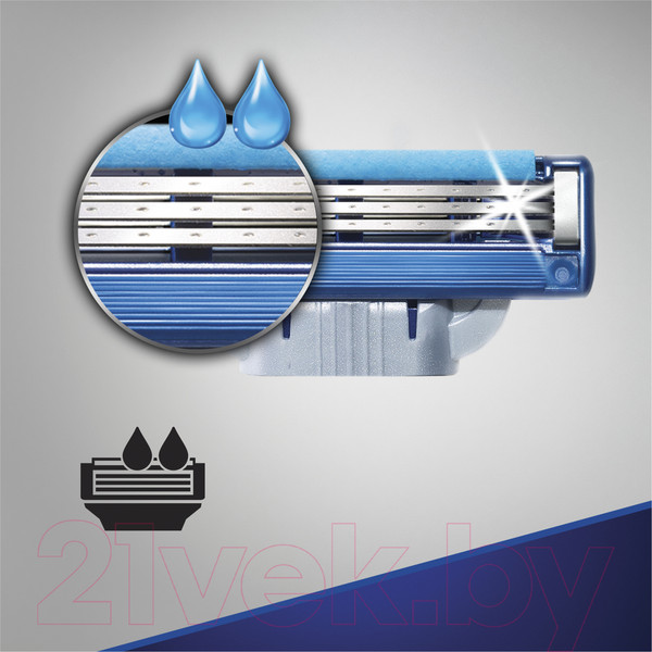 Изображение товара Набор сменных кассет Gillette Mach3 Turbo (4шт)