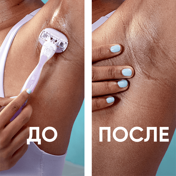 Изображение товара Набор сменных кассет Gillette Venus Breeze (с гелем, 4шт)