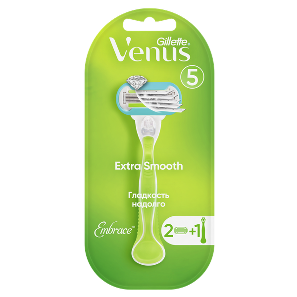 Изображение товара Бритвенный станок Gillette Venus Embrace (+ 2 кассеты)