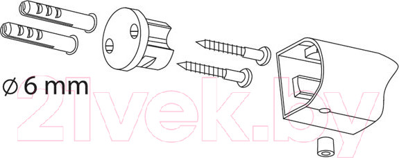 Изображение товара Держатель для полотенца Bisk 02993