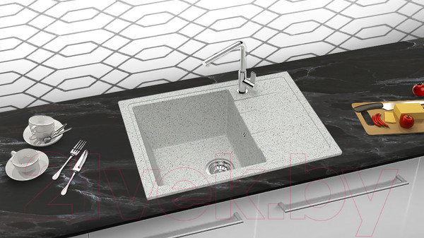 Изображение товара Мойка кухонная Berge BR-5850 (серый)