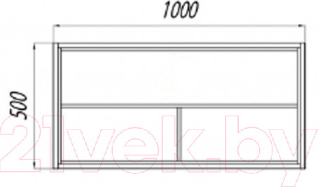 Изображение товара Консоль для ванной Акватон Брук 100 (1A201601BCDF0)