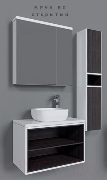 Изображение товара Тумба под умывальник Акватон Брук 80 (1A201501BCDF0)