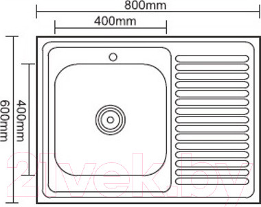 Изображение товара Мойка кухонная Ledeme L98060-6L