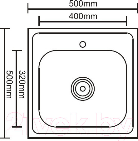 Изображение товара Мойка кухонная Ledeme L75050