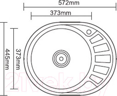 Изображение товара Мойка кухонная Ledeme L75745-L