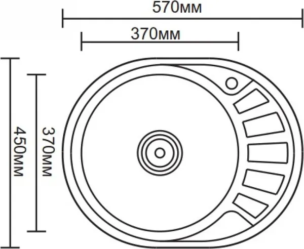 Изображение товара Мойка кухонная Ledeme L85745-L