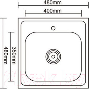 Изображение товара Мойка кухонная Ledeme L94848