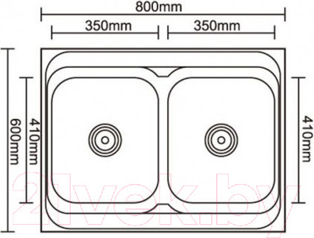 Изображение товара Мойка кухонная Ledeme L98060B