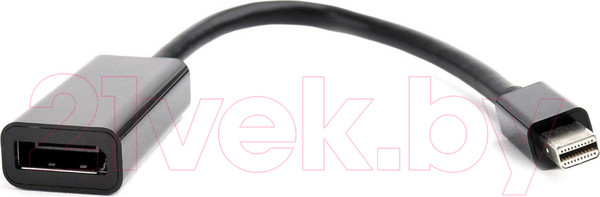 Изображение товара Адаптер Cablexpert A-mDPM-DPF-001 (черный)