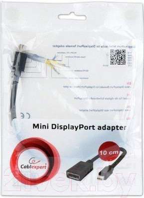 Изображение товара Адаптер Cablexpert A-mDPM-DPF-001 (черный)