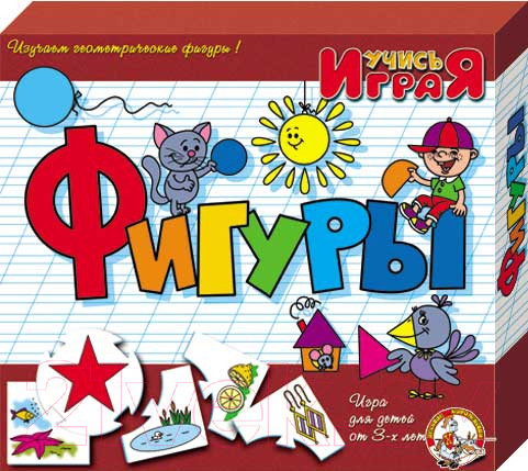 Изображение товара Развивающая игра Десятое королевство Учись играя. Фигуры / 00058